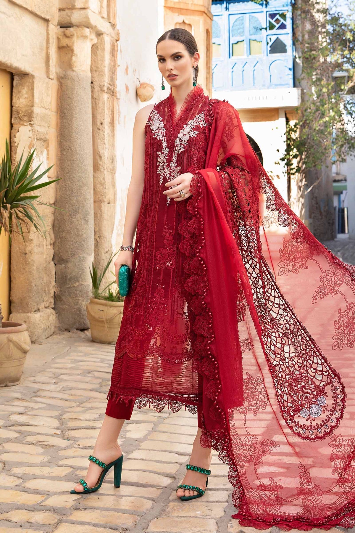 Maria B Voyage a Luxe Lawn Pakistani Festive Dresses