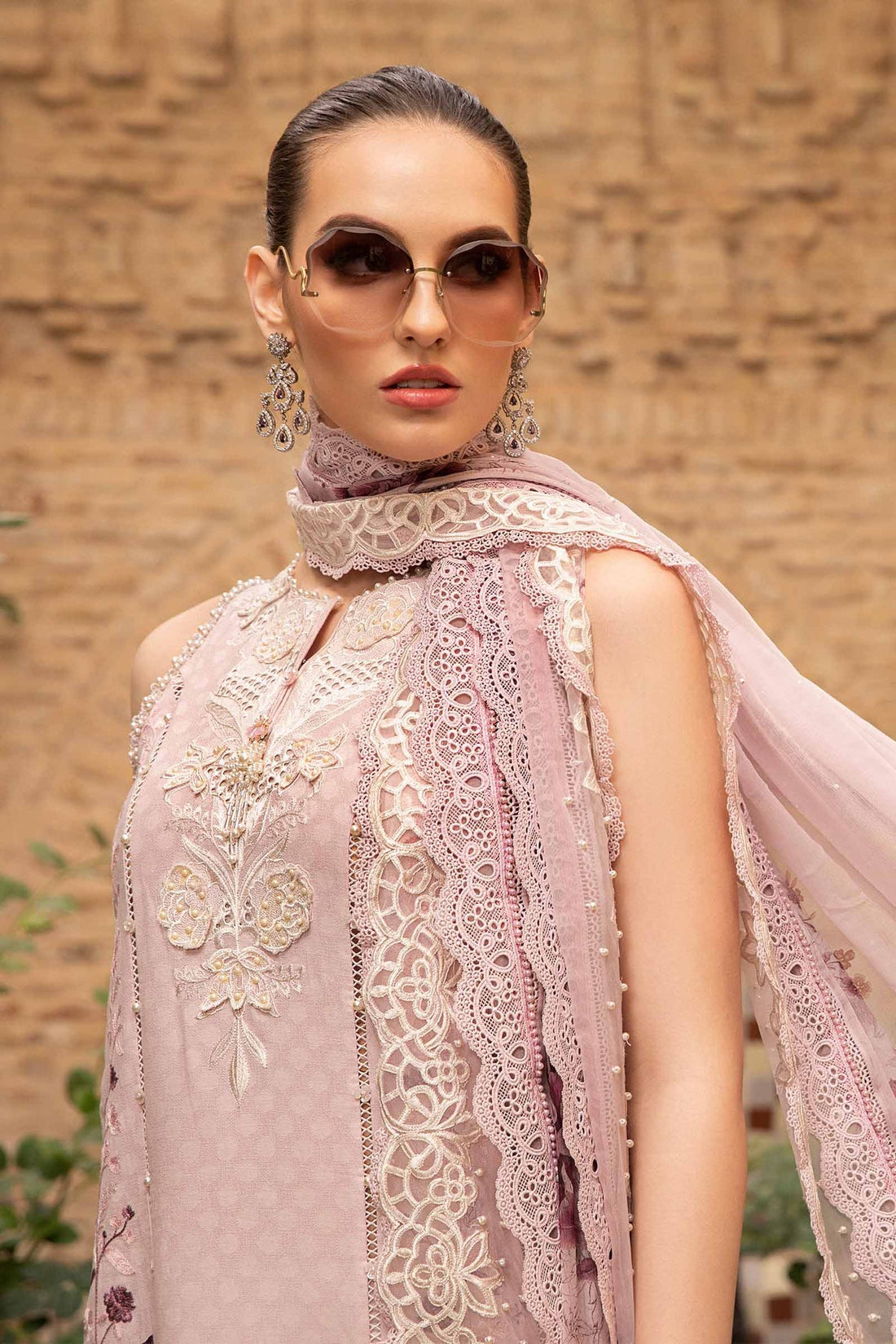 Maria B | Voyage a' Luxe Lawn | D-2414-A - Pakistani Clothes for women, in United Kingdom and United States