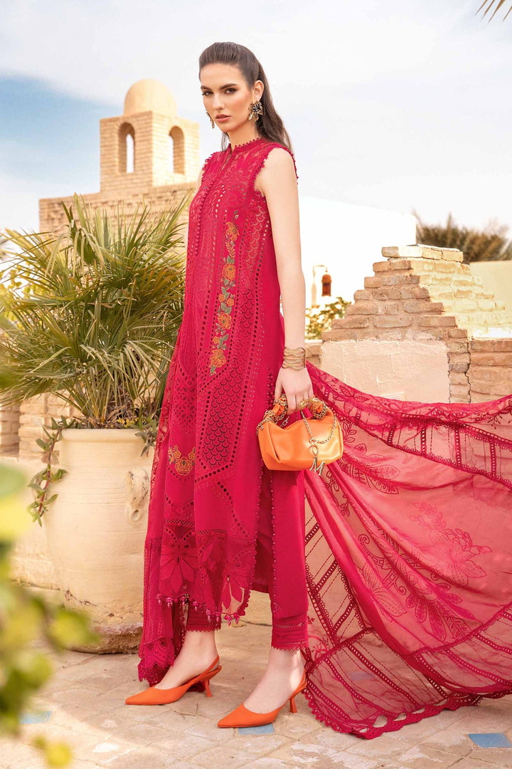 Maria B | Voyage a' Luxe Lawn | D-2404-A - Hoorain Designer Wear - Pakistani Ladies Branded Stitched Clothes in United Kingdom, United states, CA and Australia