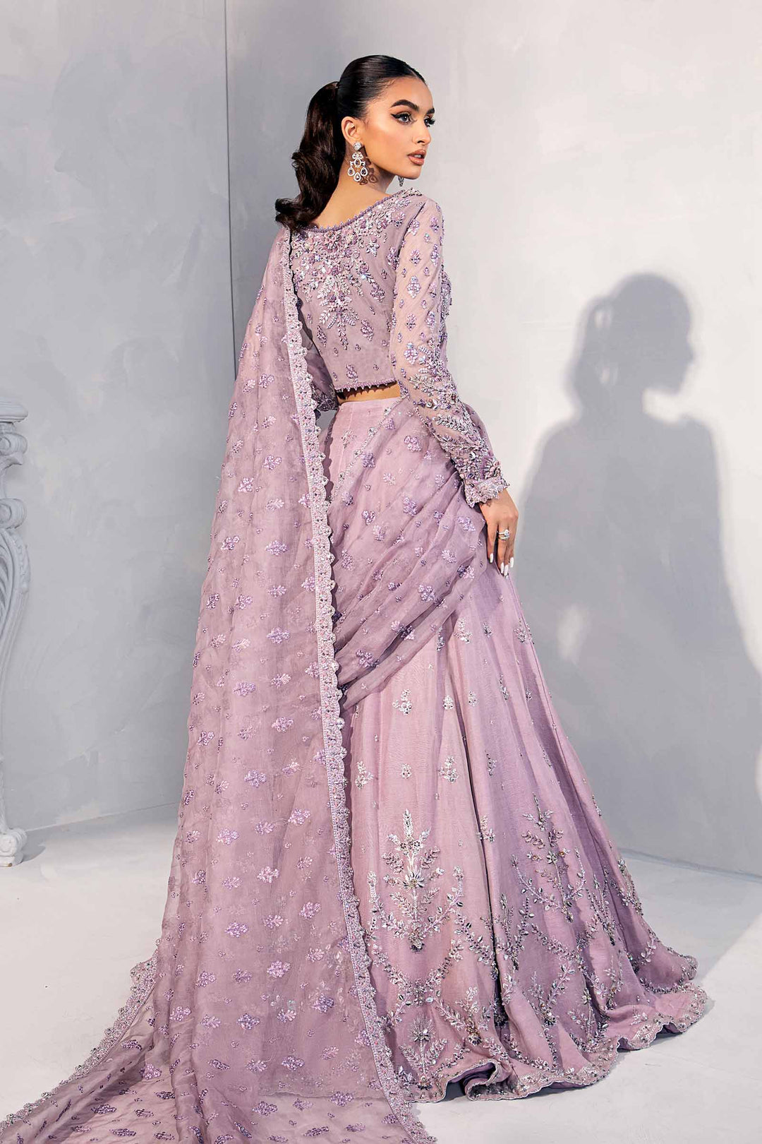 Maria B Couture | Pakistani Bridal Dresses UK Tagged "Lilac" Hoorain Designer Wear Maria B Couture | Pakistani Bridal Dresses UK Tagged "Lilac" Hoorain Designer Wear