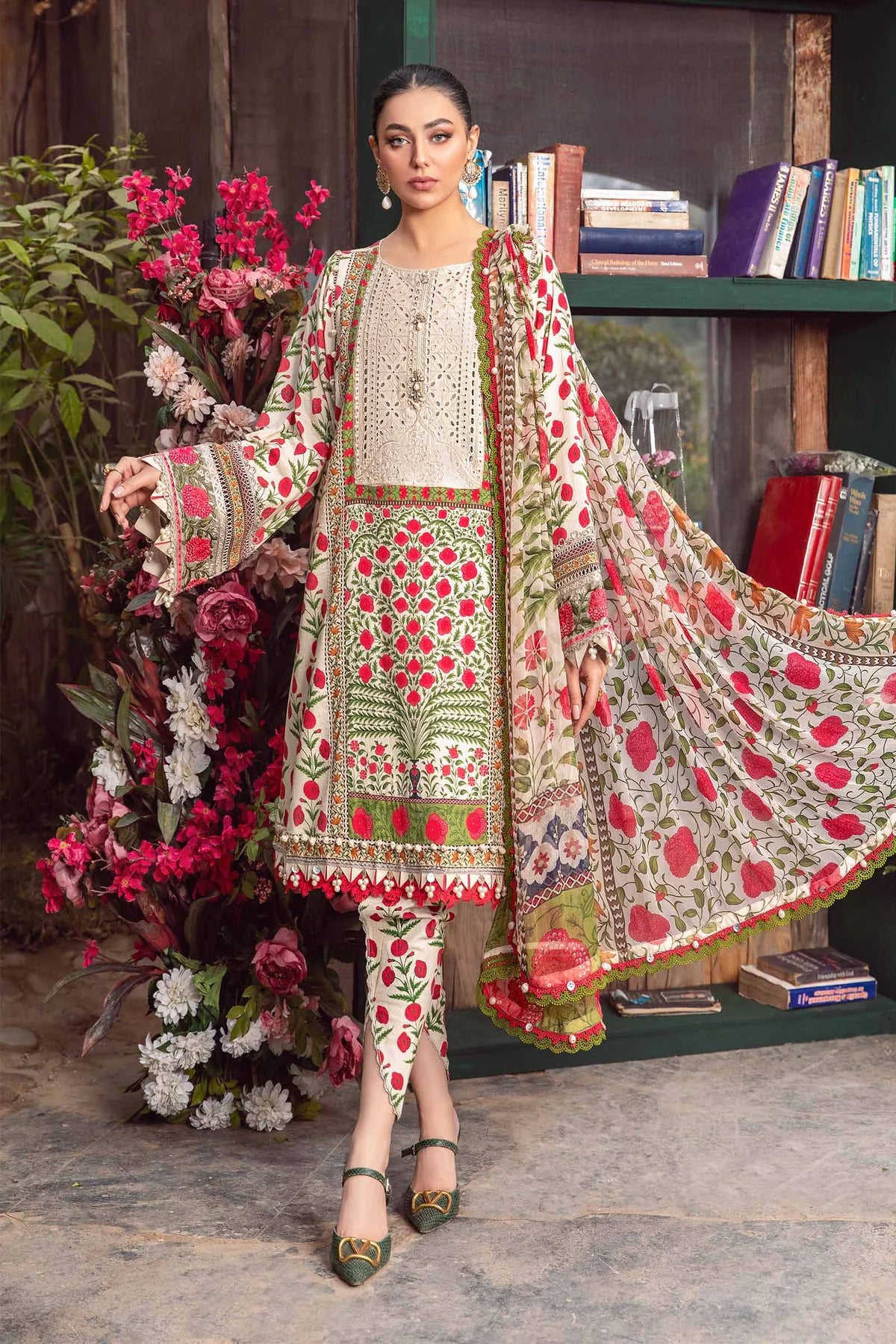 Maria B | M Prints Spring 24 | MPT-2114-A - Pakistani Clothes for women, in United Kingdom and United States