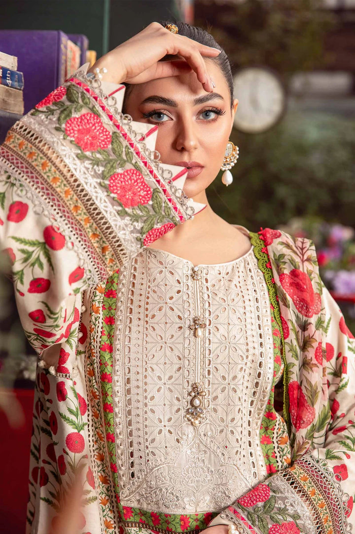 Maria B | M Prints Spring 24 | MPT-2114-A - Hoorain Designer Wear - Pakistani Ladies Branded Stitched Clothes in United Kingdom, United states, CA and Australia