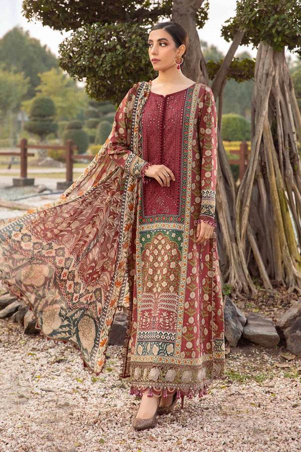 Maria B | M Prints Spring 24 | MPT-2114-B - Hoorain Designer Wear - Pakistani Ladies Branded Stitched Clothes in United Kingdom, United states, CA and Australia