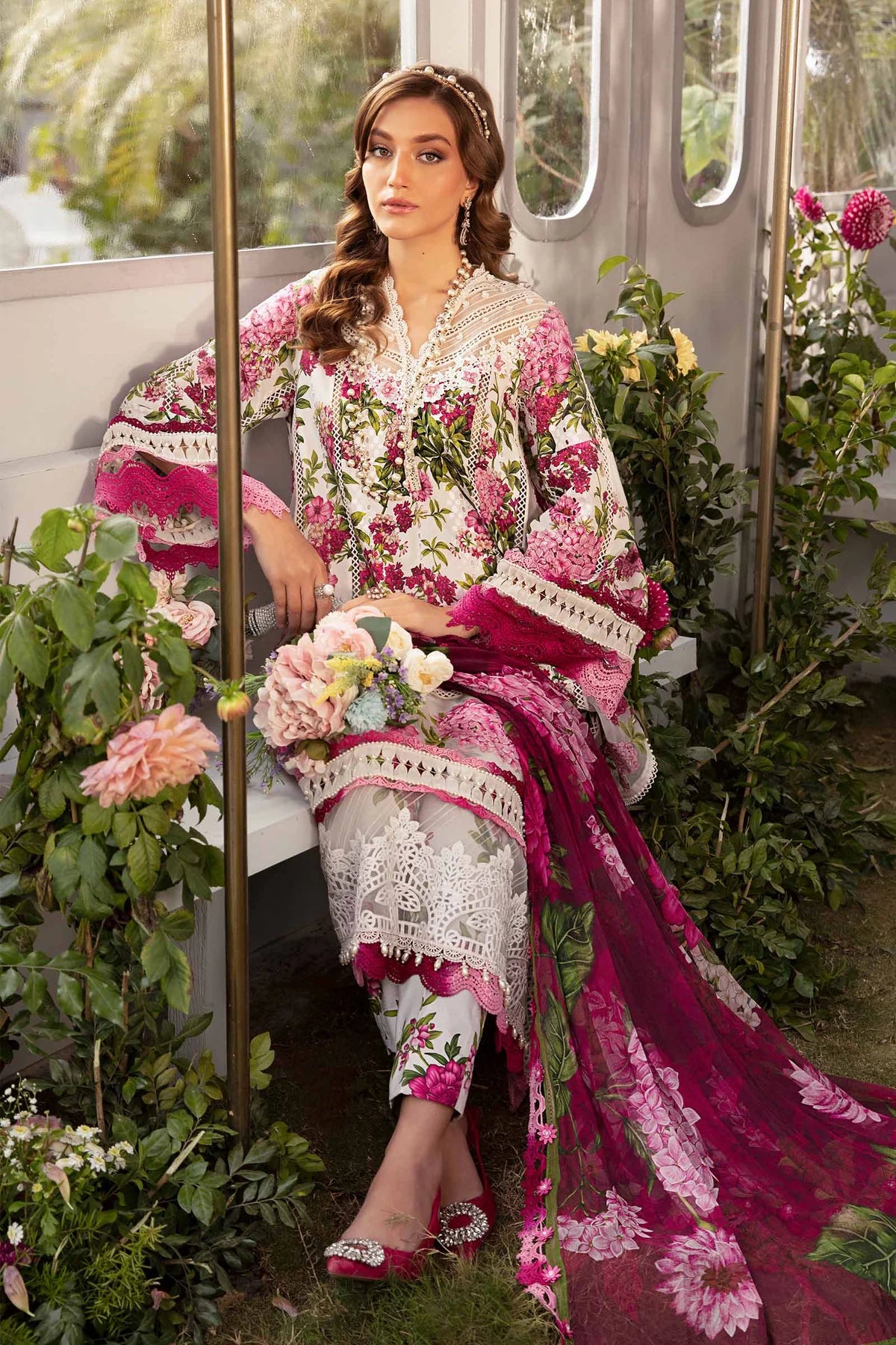 Maria B | M Prints Spring 24 | MPT-2102-A - Pakistani Clothes for women, in United Kingdom and United States