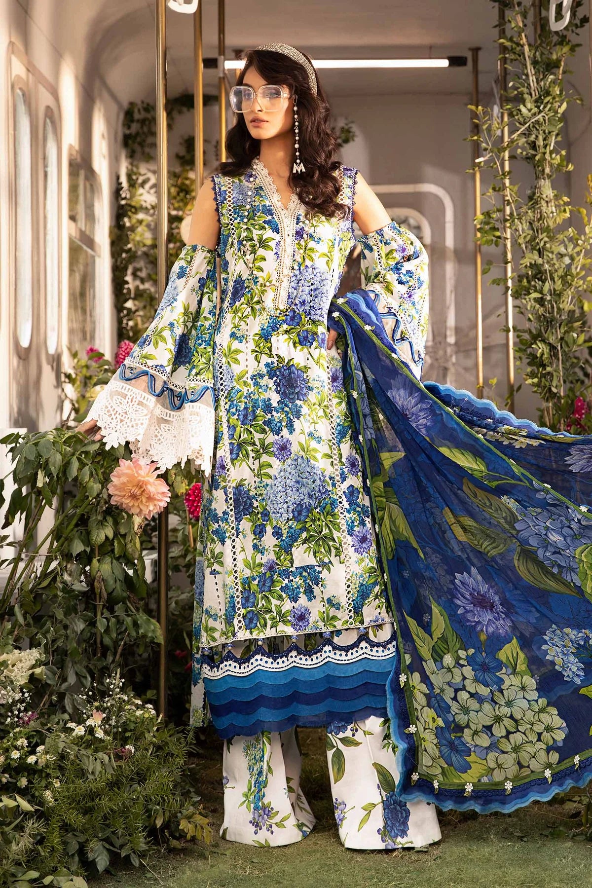 Maria B | M Prints Spring 24 | MPT-2102-B - Pakistani Clothes for women, in United Kingdom and United States