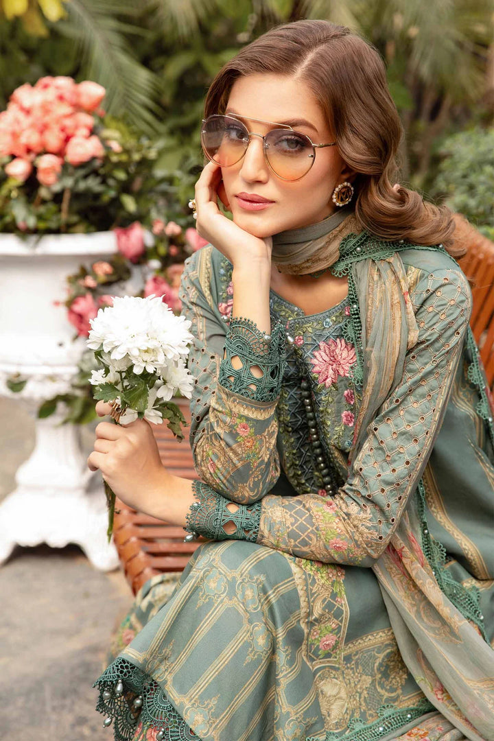 Maria B | M Prints Spring 24 | MPT-2104-B - Hoorain Designer Wear - Pakistani Ladies Branded Stitched Clothes in United Kingdom, United states, CA and Australia