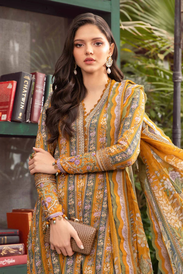 Maria B | M Prints Spring 24 | MPT-2107-A - Hoorain Designer Wear - Pakistani Ladies Branded Stitched Clothes in United Kingdom, United states, CA and Australia