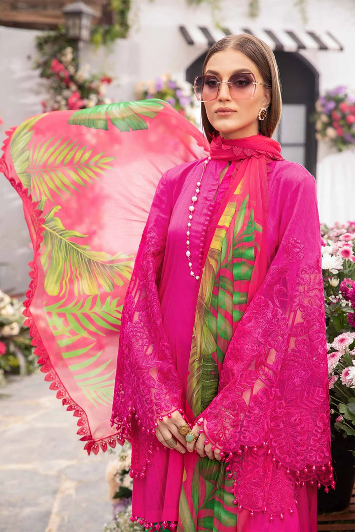 Maria B | M Prints Spring 24 | MPT-2101-B - Hoorain Designer Wear - Pakistani Ladies Branded Stitched Clothes in United Kingdom, United states, CA and Australia