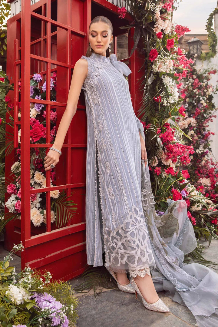 Maria B | M Prints Spring 24 | MPT-2109-A - Hoorain Designer Wear - Pakistani Ladies Branded Stitched Clothes in United Kingdom, United states, CA and Australia