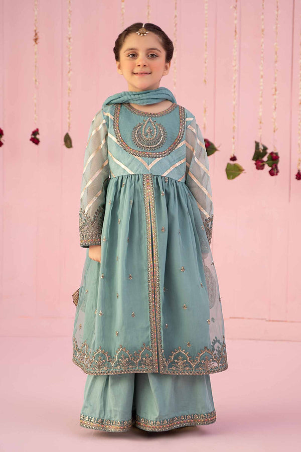 Maria B | Girls Eid Collection | MKS-EF24-27 - Hoorain Designer Wear - Pakistani Designer Clothes for women, in United Kingdom, United states, CA and Australia