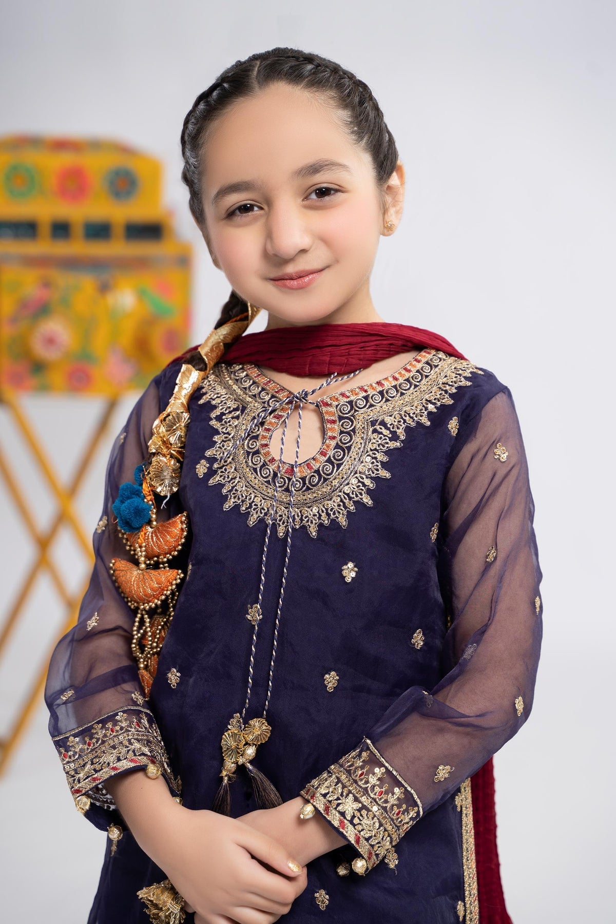 Maria B | Girls Eid Collection | MKS-EF24-12 - Pakistani Clothes for women, in United Kingdom and United States