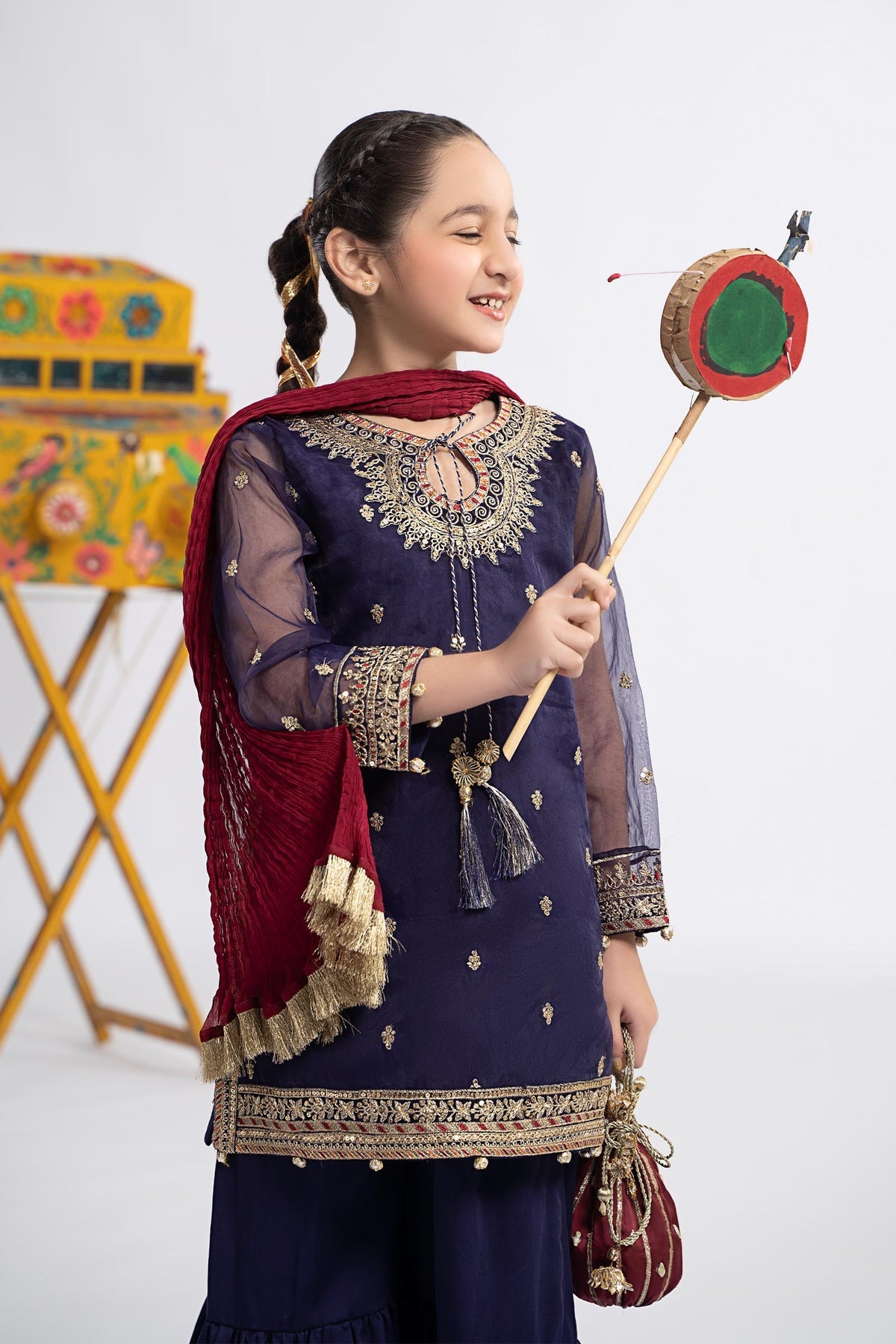 Maria B | Girls Eid Collection | MKS-EF24-12 - Pakistani Clothes for women, in United Kingdom and United States