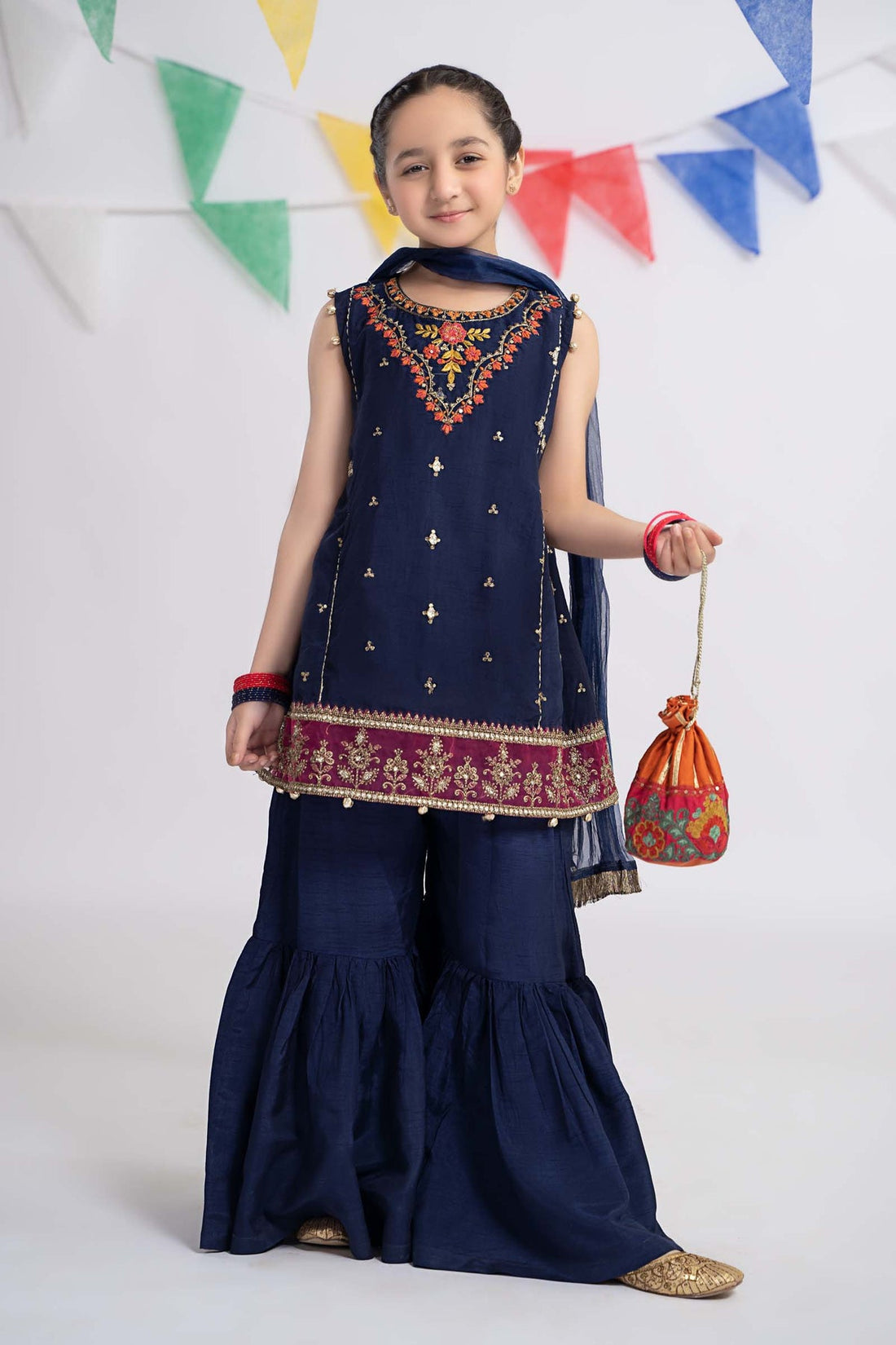 Maria B | Girls Eid Collection | MKS-EF24-22 - Pakistani Clothes for women, in United Kingdom and United States