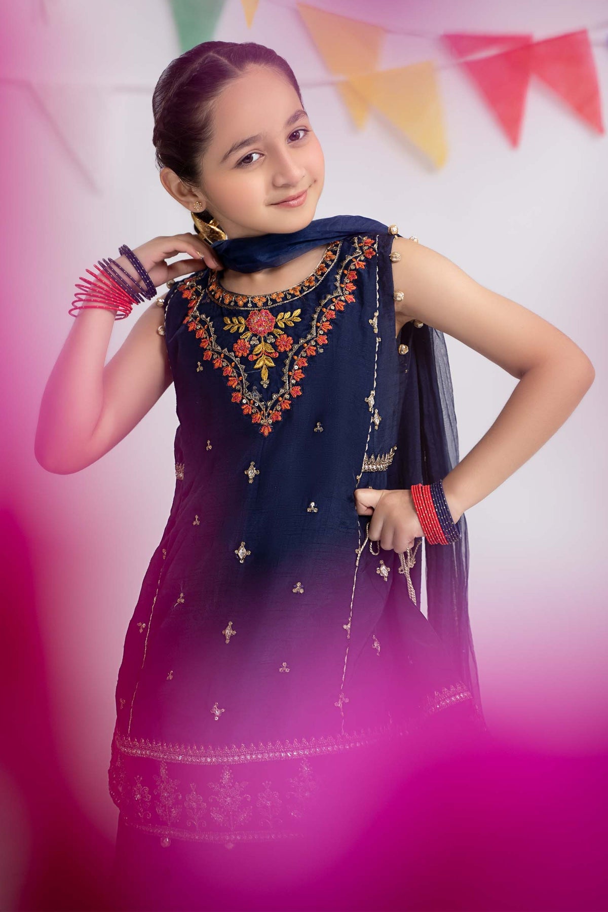 Maria B | Girls Eid Collection | MKS-EF24-22 - Pakistani Clothes for women, in United Kingdom and United States