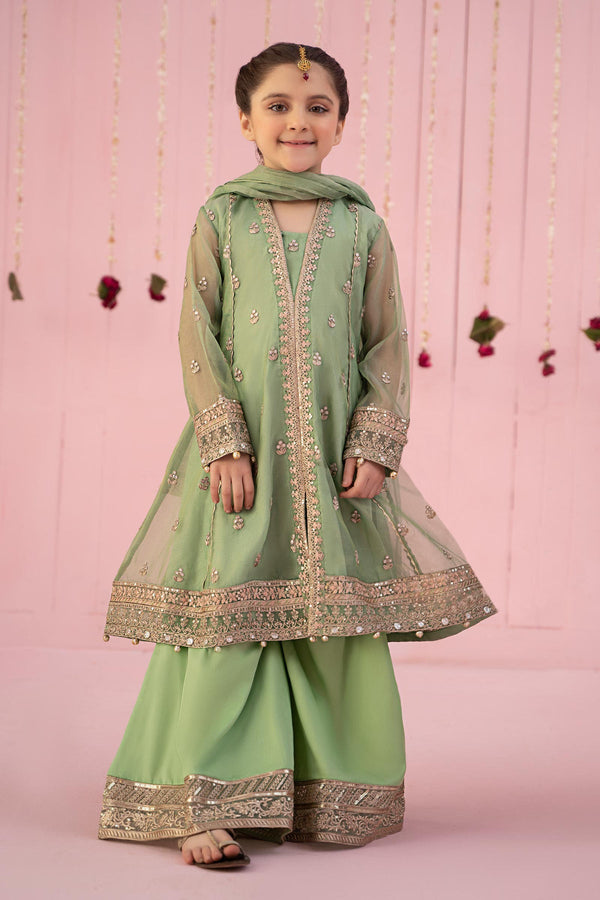 Maria B | Girls Eid Collection | MKS-EF24-36 - Hoorain Designer Wear - Pakistani Designer Clothes for women, in United Kingdom, United states, CA and Australia