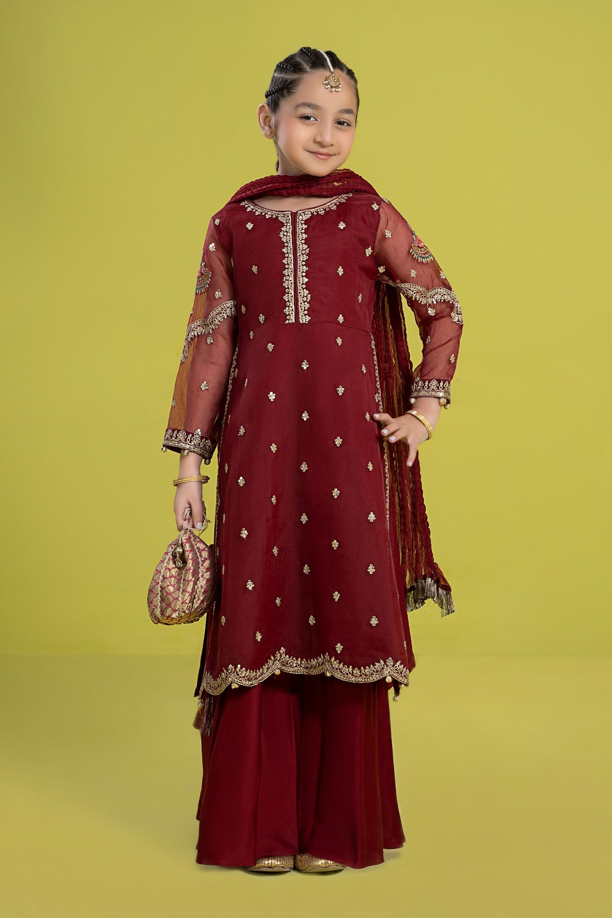 Maria B | Girls Eid Collection | MKS-EF24-23 - Pakistani Clothes for women, in United Kingdom and United States