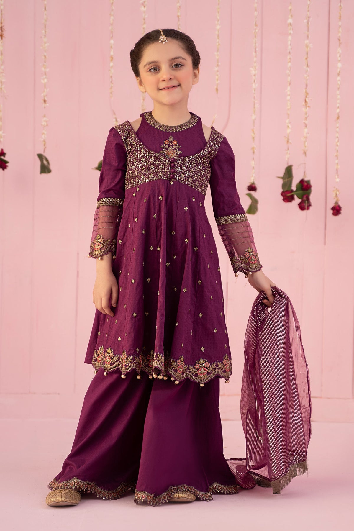 Maria B | Girls Eid Collection | MKD-EF24-21 - Pakistani Clothes for women, in United Kingdom and United States