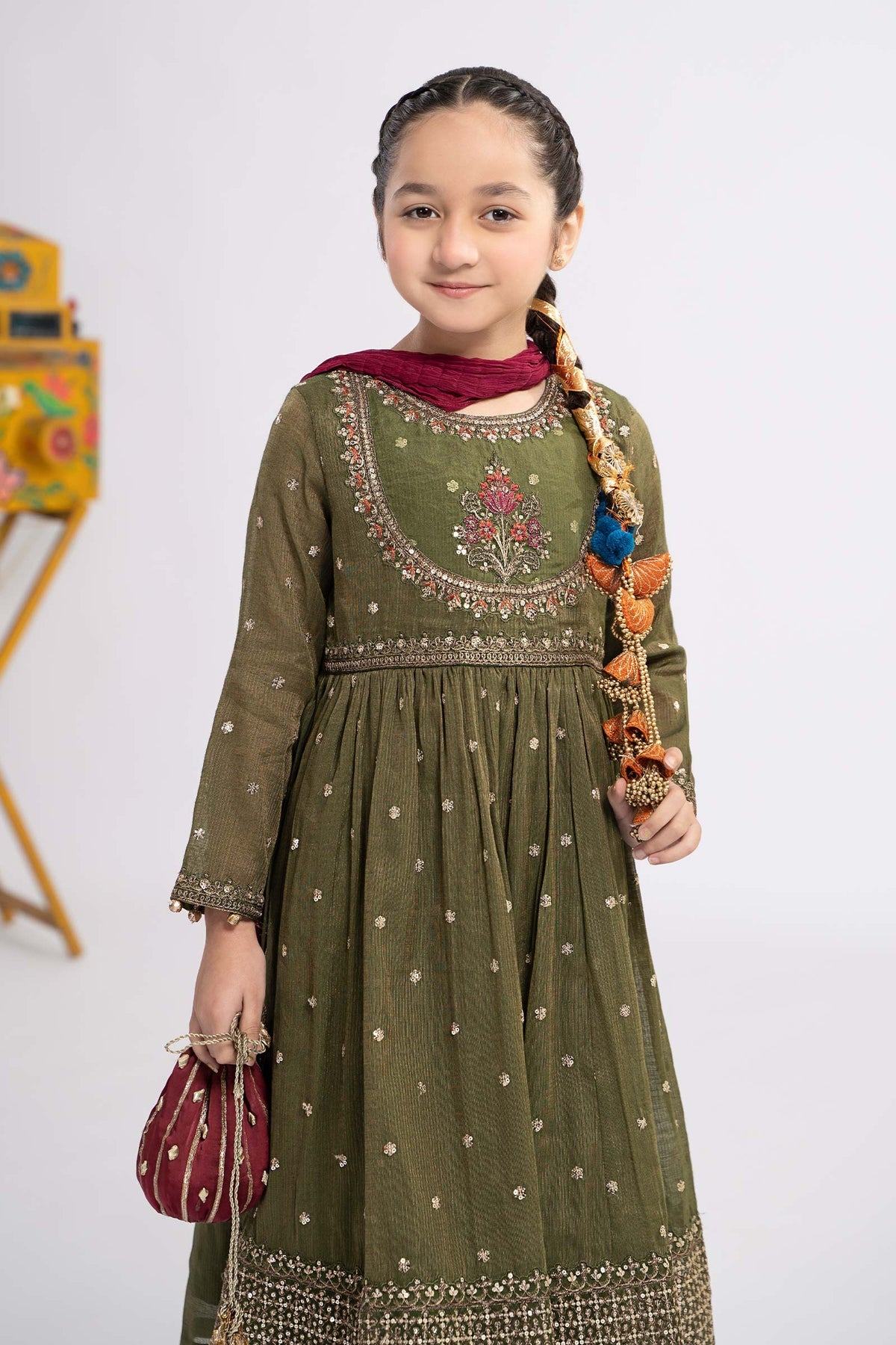 Maria B | Girls Eid Collection | MKS-EF24-33 - Pakistani Clothes for women, in United Kingdom and United States