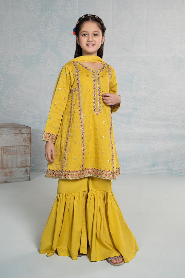 Maria B | Girls Eid Collection | MKD-EF24-10 - Hoorain Designer Wear - Pakistani Designer Clothes for women, in United Kingdom, United states, CA and Australia