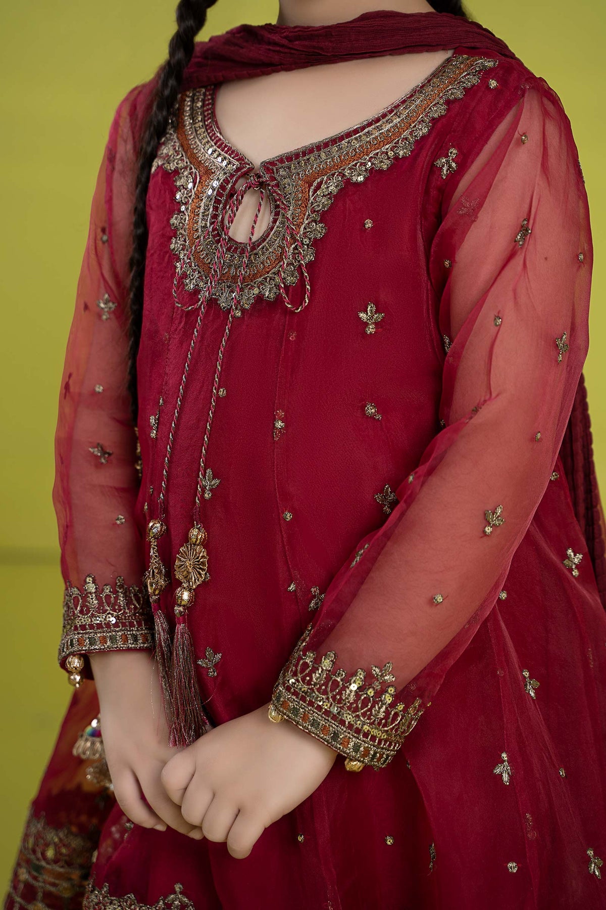 Maria B | Girls Eid Collection | MKS-EF24-16 - Pakistani Clothes for women, in United Kingdom and United States