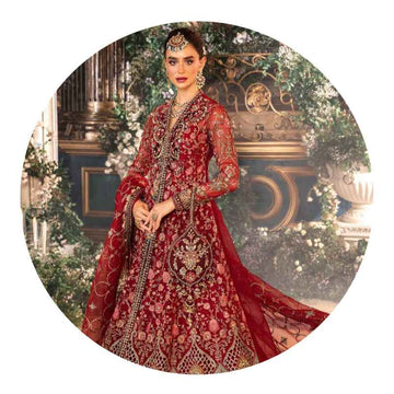 Maria B Embroidered Formal pakistani designer Dresses