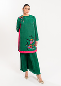 Maria Osama Khan | Claire Pleated Silk | Ivy - Pakistani Clothes for women, in United Kingdom and United States