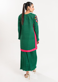 Maria Osama Khan | Claire Pleated Silk | Ivy - Pakistani Clothes for women, in United Kingdom and United States