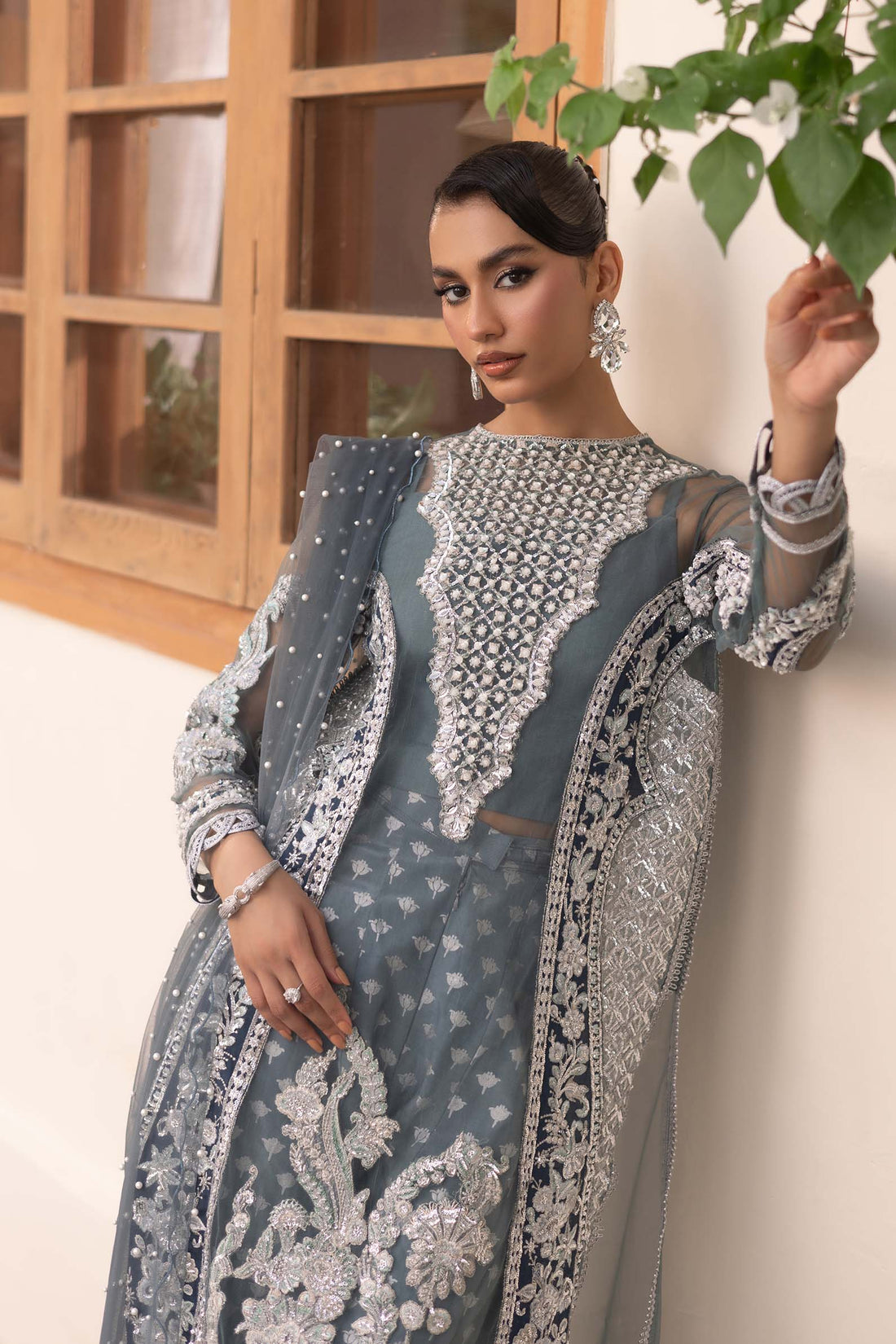 Maryam Hussain | Marwa Luxury Formals 24 | Zari