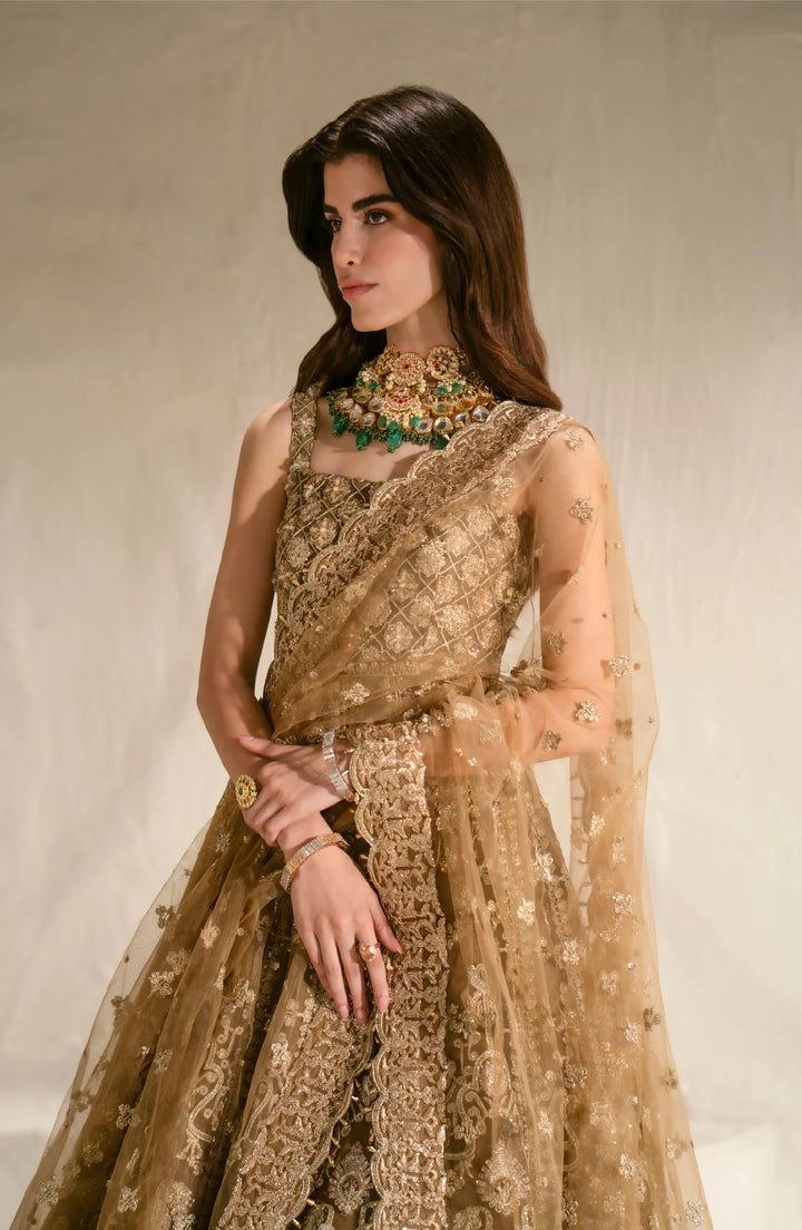 Maryum N Maria | Mehr o Maah Bridals | MW23-539-Bennu - Hoorain Designer Wear - Pakistani Ladies Branded Stitched Clothes in United Kingdom, United states, CA and Australia