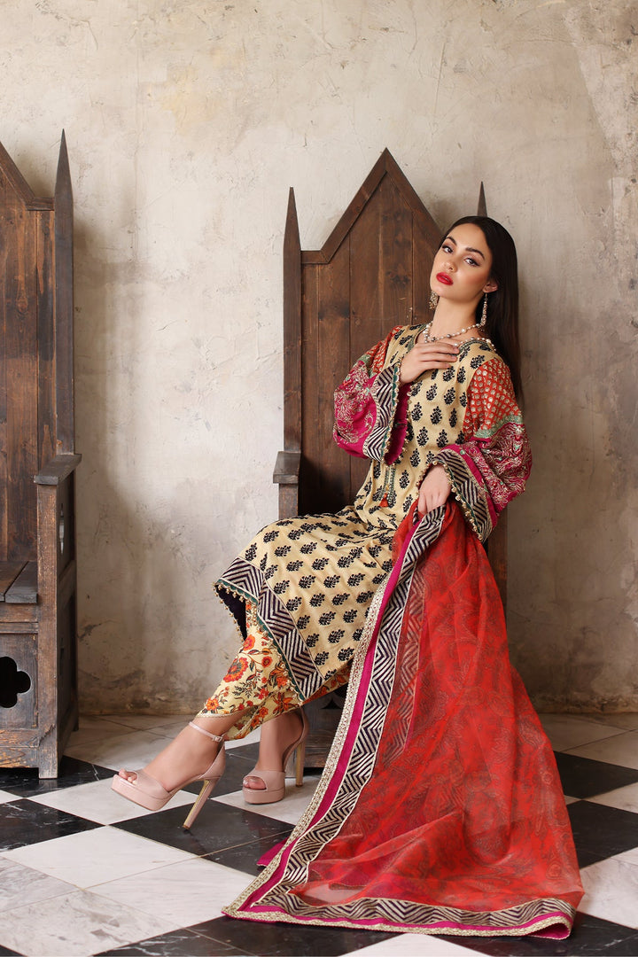 Mina Kashif | Festive Lawn | Amani - Pakistani Clothes for women, in United Kingdom and United States