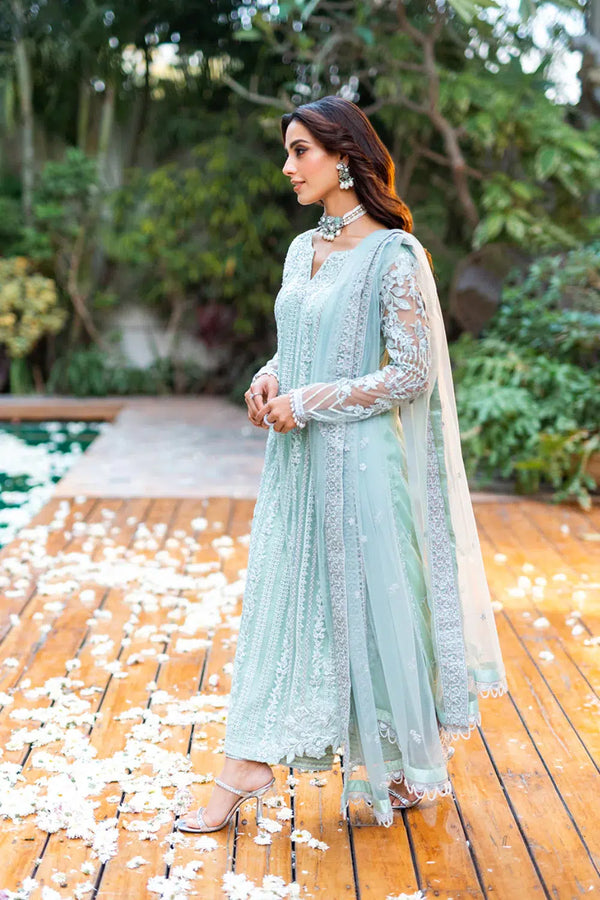 Azure | Embroidered Formals | Mint Breeze - Hoorain Designer Wear - Pakistani Ladies Branded Stitched Clothes in United Kingdom, United states, CA and Australia