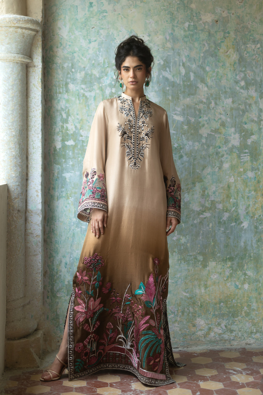 Zainab Chottani | Summer Edition 26 | Mocha Reverie Kaftan