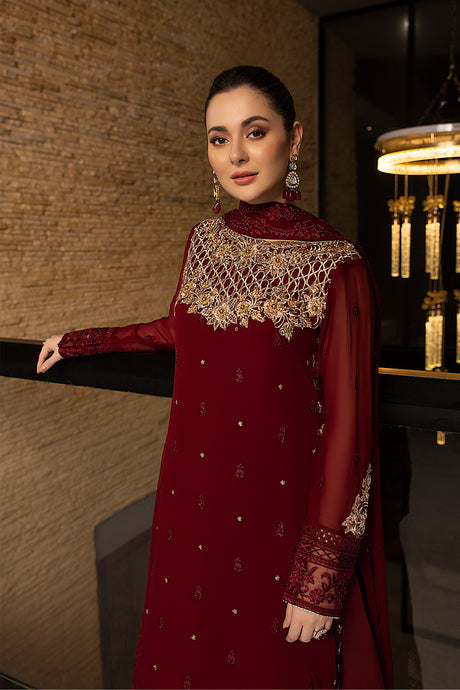 Azure | Embroidered Chiffon Collection | Mookaite - Pakistani Clothes for women, in United Kingdom and United States