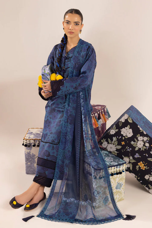 Alizeh | Sheen Lawn Prints 24 | Moonstone - Hoorain Designer Wear - Pakistani Ladies Branded Stitched Clothes in United Kingdom, United states, CA and Australia