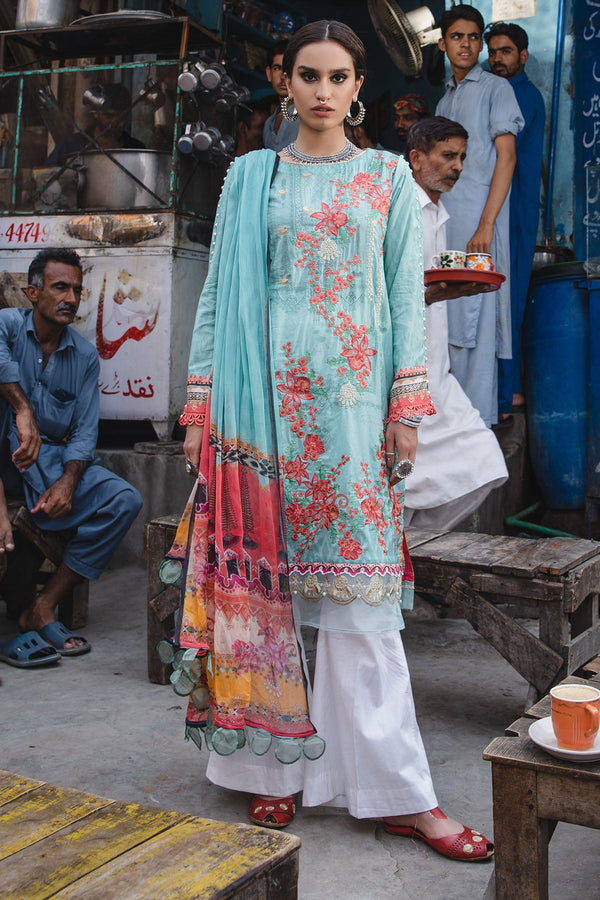 Motifz | Amal Luxury Lawn | 2936 - Hoorain Designer Wear - Pakistani Designer Clothes for women, in United Kingdom, United states, CA and Australia