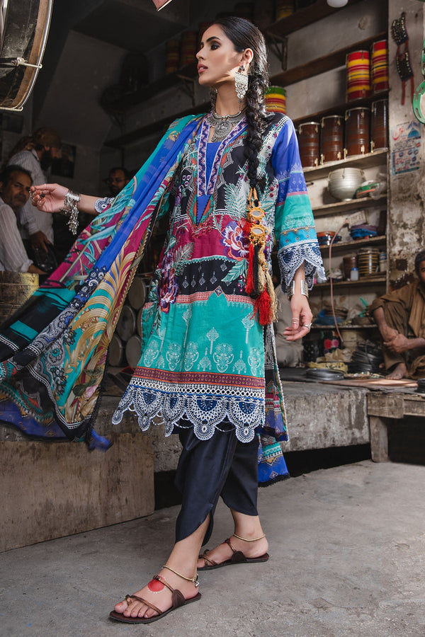 Motifz | Amal Luxury Lawn | 2937 - Hoorain Designer Wear - Pakistani Ladies Branded Stitched Clothes in United Kingdom, United states, CA and Australia