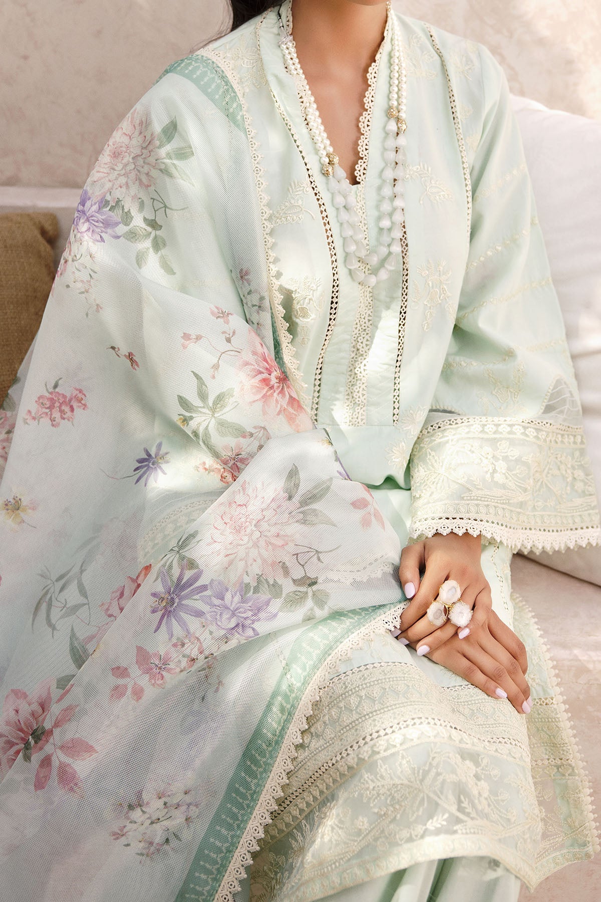 Motifz | Amal Luxury Lawn | 3743 - Pakistani Clothes for women, in United Kingdom and United States