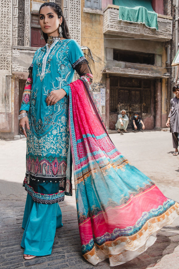 Motifz | Amal Luxury Lawn | 2939 - Hoorain Designer Wear - Pakistani Ladies Branded Stitched Clothes in United Kingdom, United states, CA and Australia