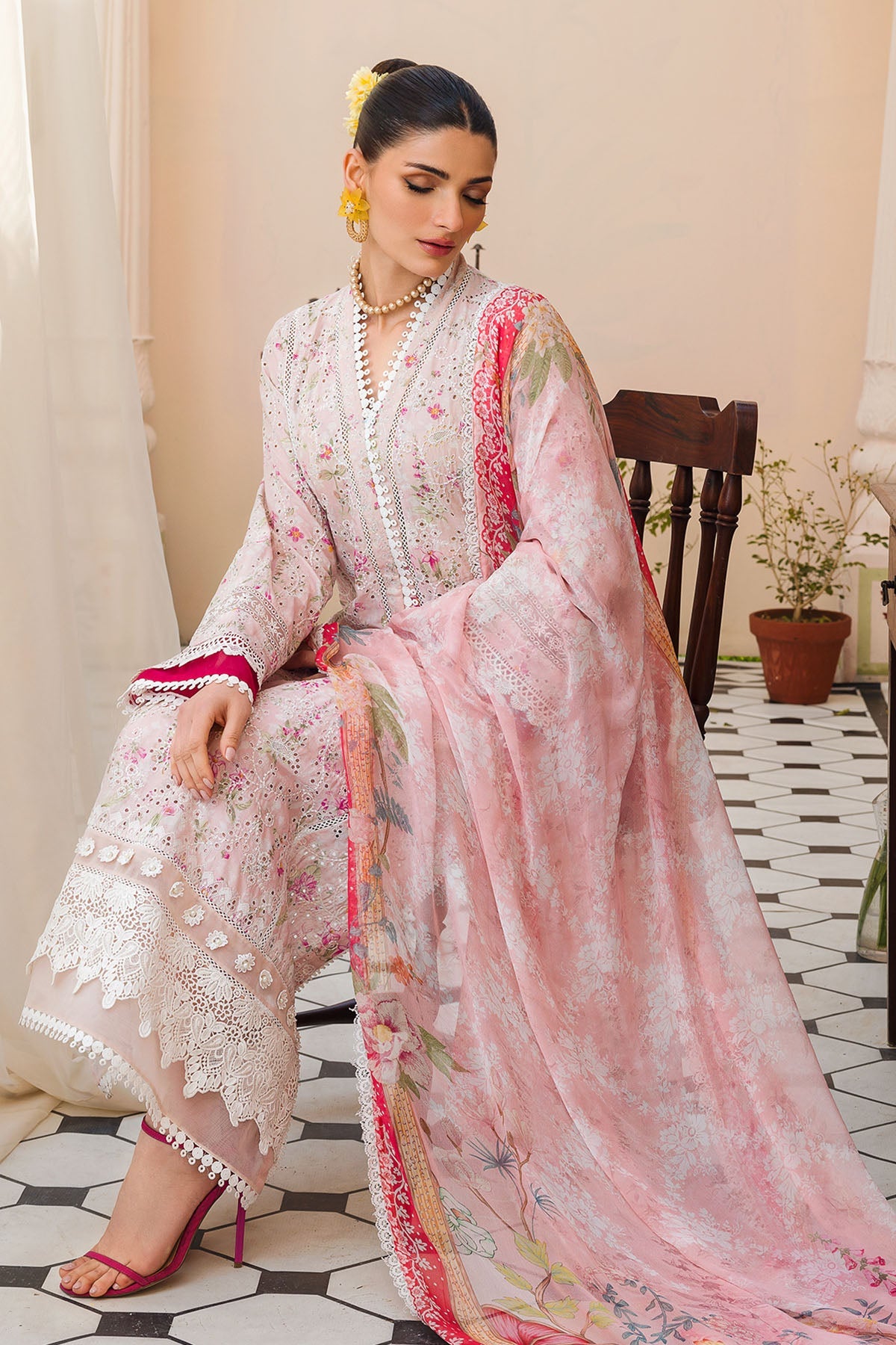 Motifz | Amal Luxury Lawn | 4621 - Pakistani Clothes for women, in United Kingdom and United States