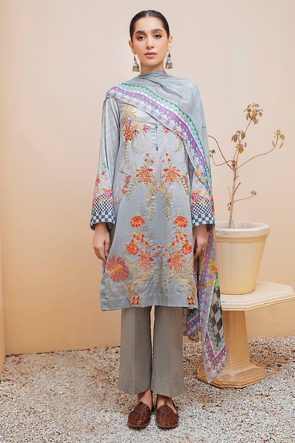 Motifz | Amal Luxury Lawn | 2952 - Hoorain Designer Wear - Pakistani Designer Clothes for women, in United Kingdom, United states, CA and Australia