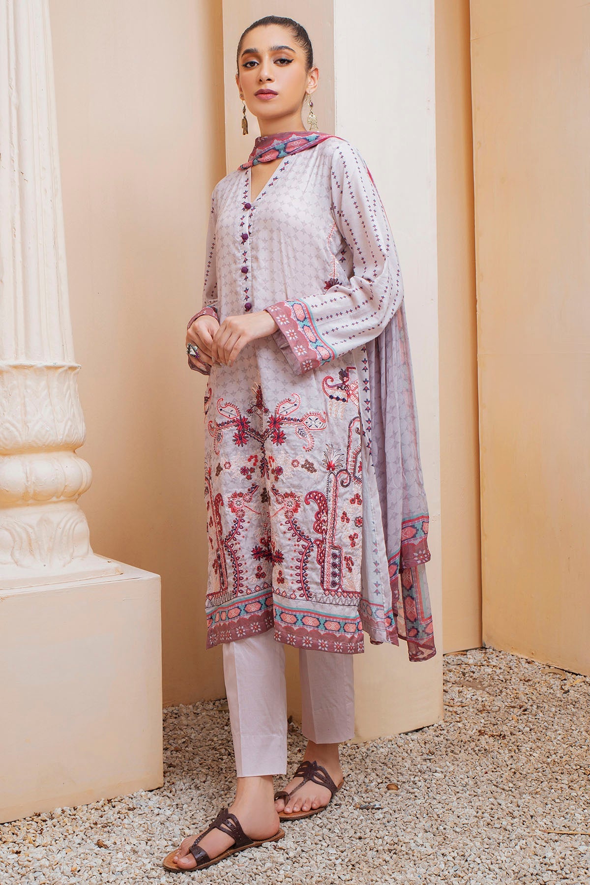 Motifz | Amal Luxury Lawn | 2956 - Pakistani Clothes for women, in United Kingdom and United States