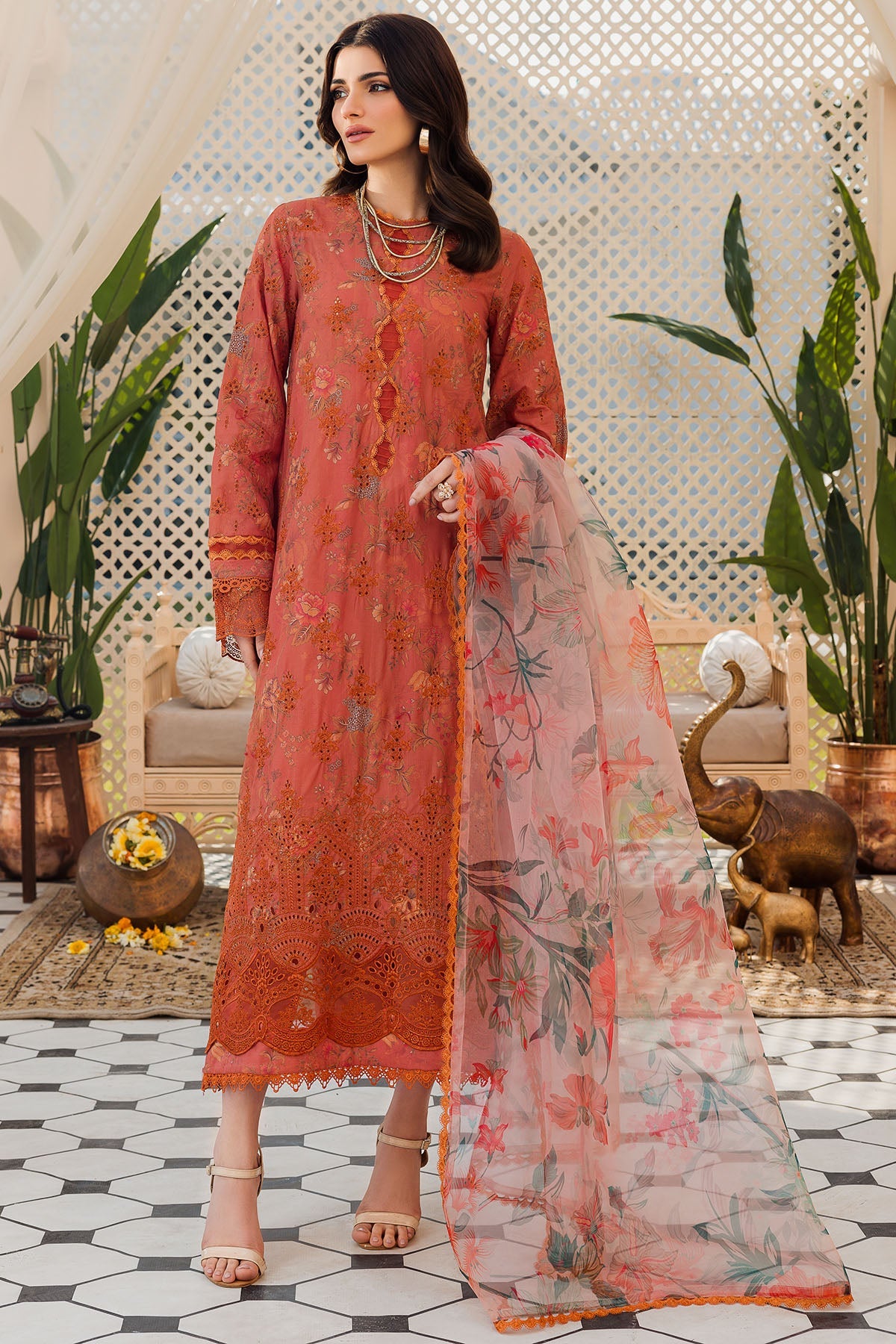 Motifz | Amal Luxury Lawn | 4626 - Pakistani Clothes for women, in United Kingdom and United States