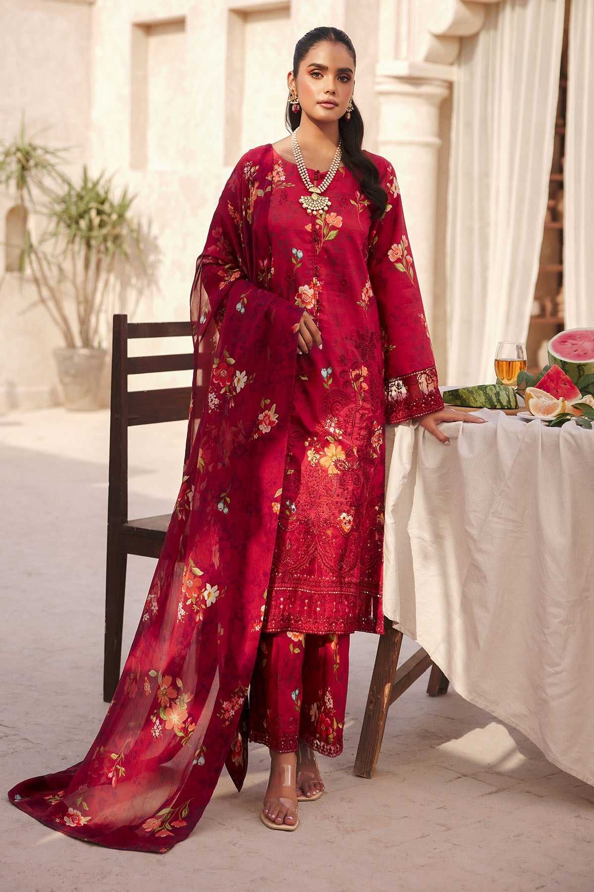 Motifz | Amal Luxury Lawn | 3740 - Pakistani Clothes for women, in United Kingdom and United States