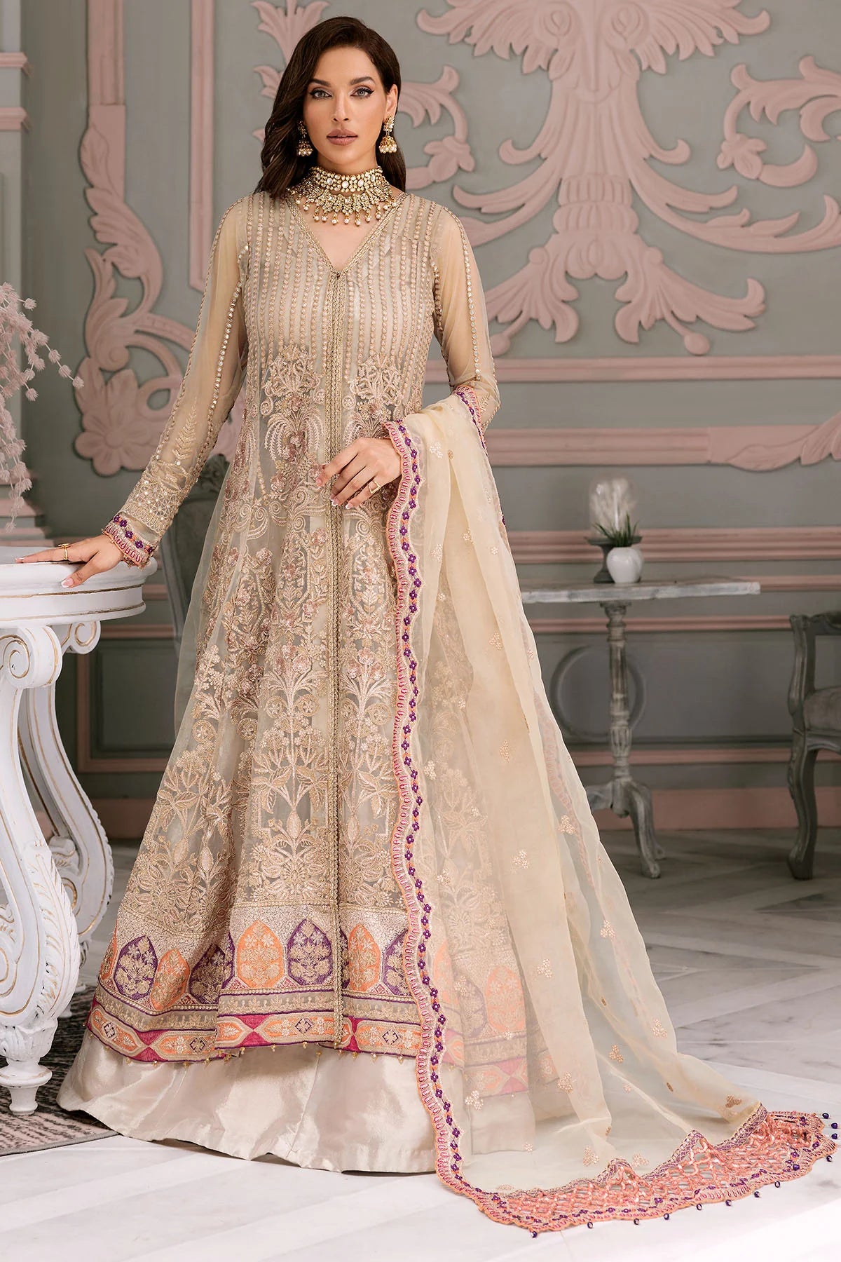 Motifz | Premium Embroidered Formals 24 | 3391 - Pakistani Clothes for women, in United Kingdom and United States