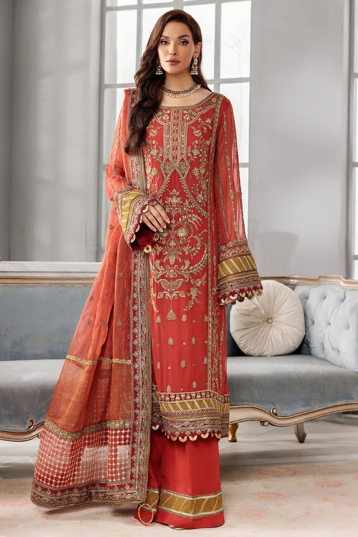 Motifz | Premium Embroidered Formals 24 | 3392 - Pakistani Clothes for women, in United Kingdom and United States