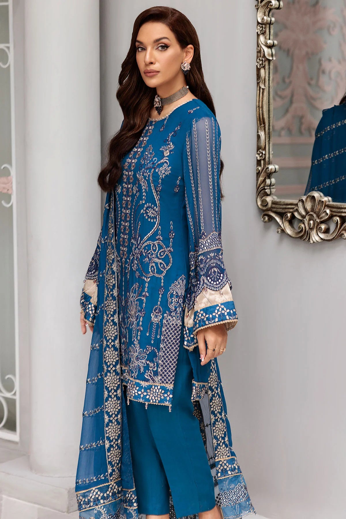 Motifz | Premium Embroidered Formals 24 | 3395 - Pakistani Clothes for women, in United Kingdom and United States