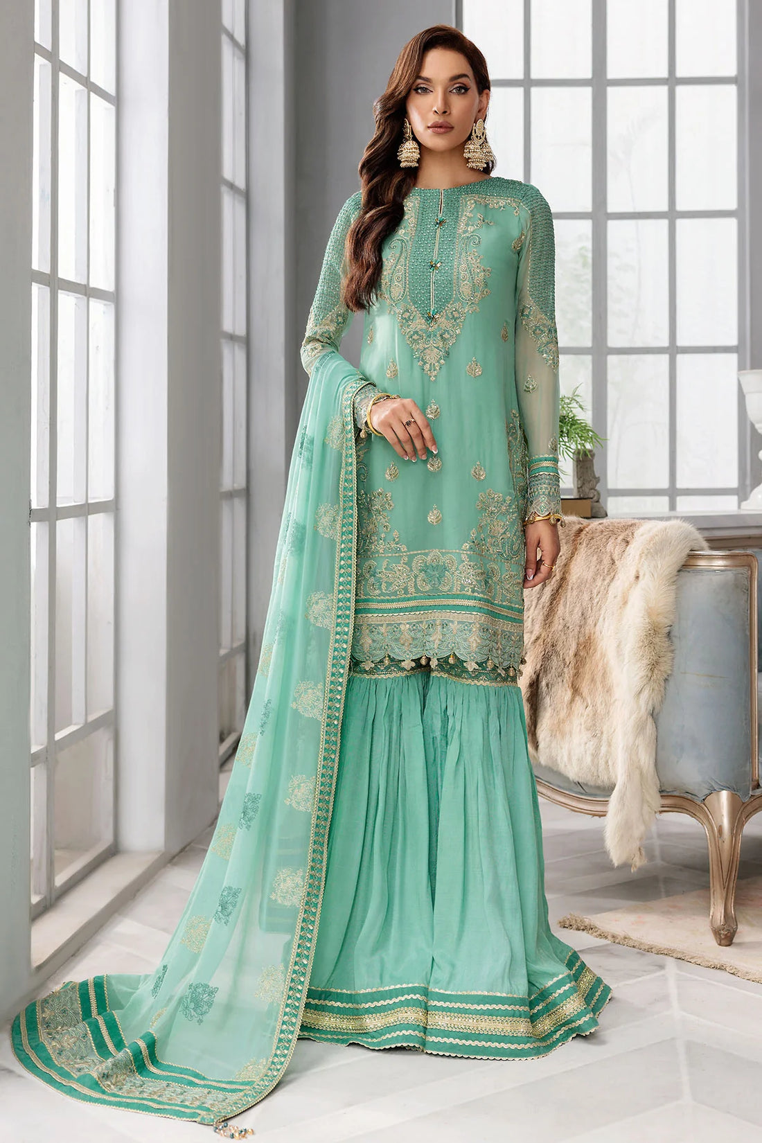 Motifz | Premium Embroidered Formals 24 | 3396 - Pakistani Clothes for women, in United Kingdom and United States