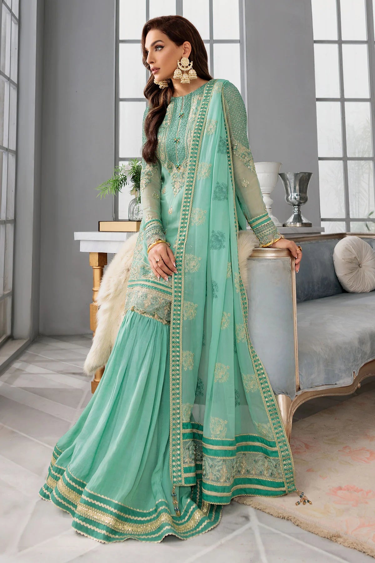 Motifz | Premium Embroidered Formals 24 | 3396 - Pakistani Clothes for women, in United Kingdom and United States