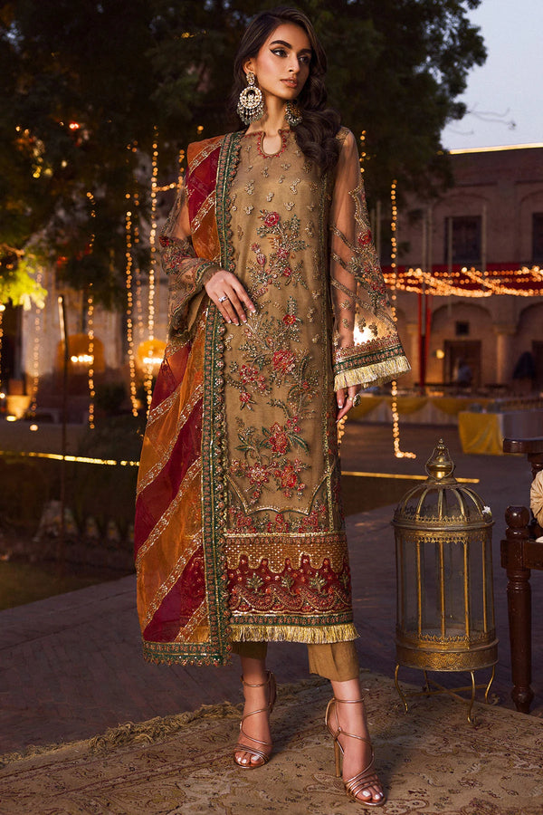 Motifz | Premium Embroidered Formals 24 | 4124 - Hoorain Designer Wear - Pakistani Ladies Branded Stitched Clothes in United Kingdom, United states, CA and Australia
