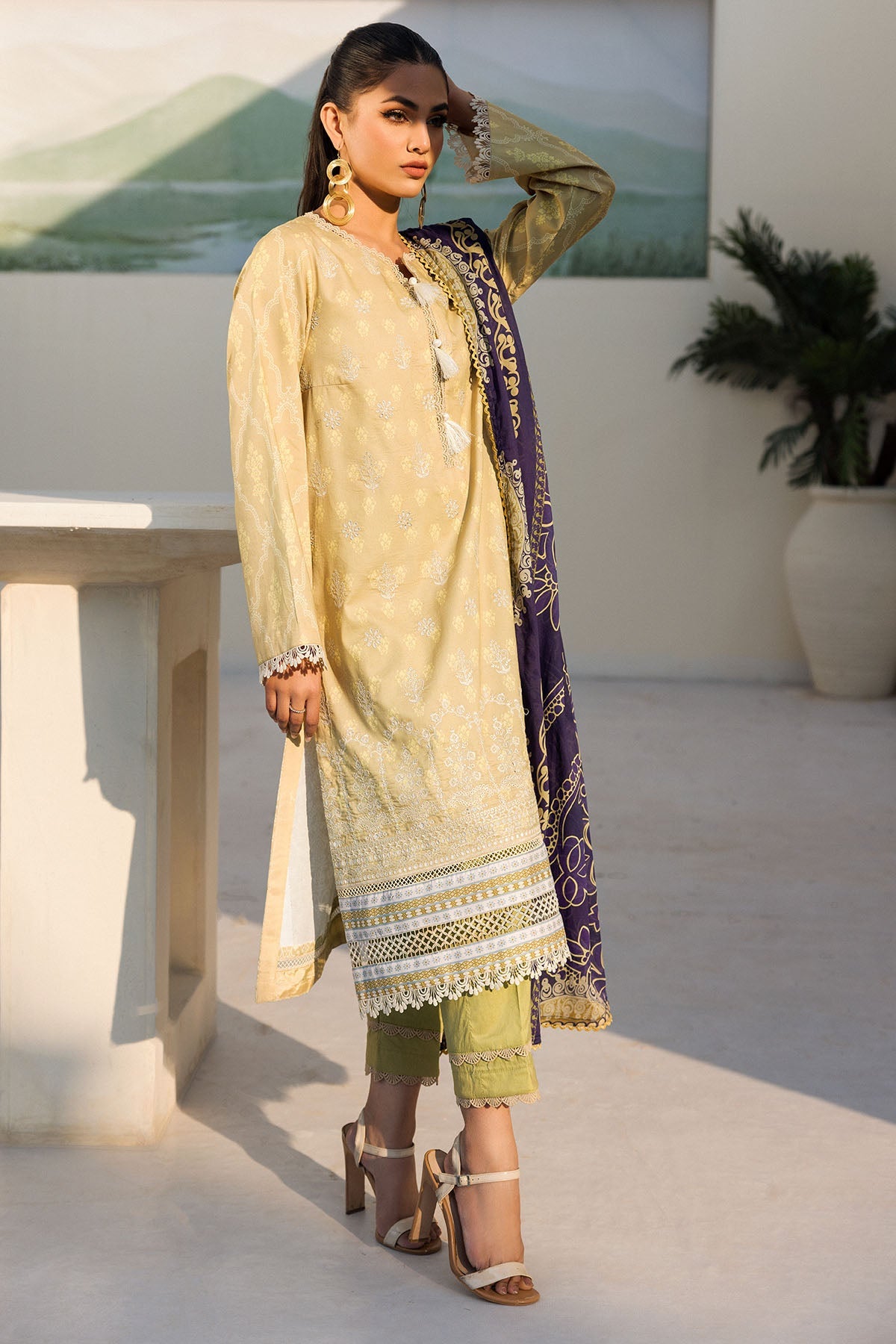 Motifz | Umang Luxury Lawn | A-05 - Pakistani Clothes for women, in United Kingdom and United States